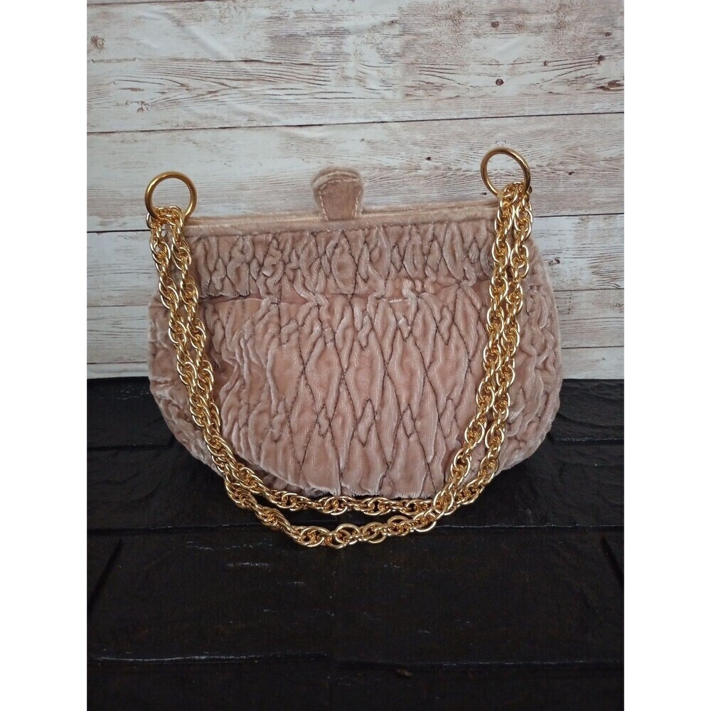 Vintage MAGID Handbag cluch gold Chain Strap - Picture 5 of 14